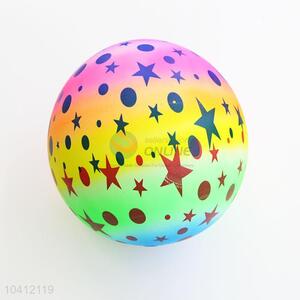 Star printed swimming pool game pvc toys ball