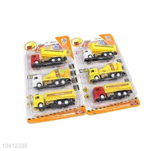 New and Hot 3pcs Pull-back Engineering Trucks for Sale