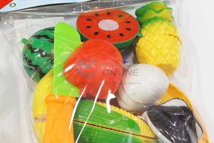 New Arrival Mini Plastic Toys Kitchenware Cutting Cooking Food Toy