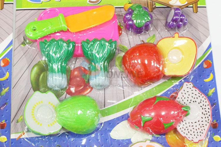 Popular Preschool Kids Fruits and Vegetables Kitchen Pretend Play Set for Sale