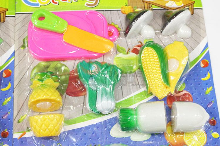 Factory Direct Artificial Plastic Fruits and Vegetables Pretend Cutting Playing Games