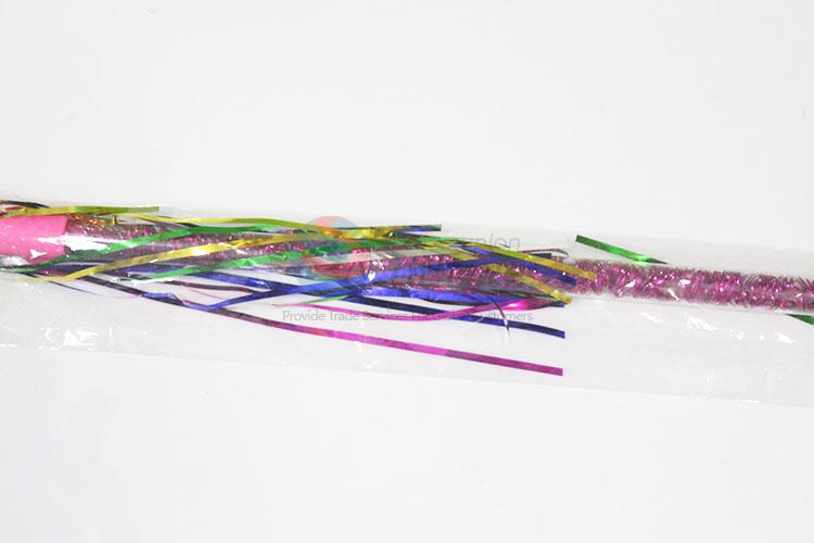 New Arrival Tinsel Baton Cheerleader Plastic Baton