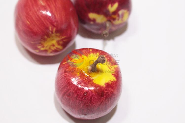 High Simulated Apple Decoractive Fake Artificial Fruit