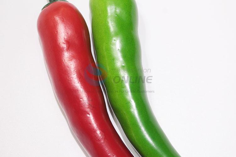 Simulation pepper vegetables for decoration