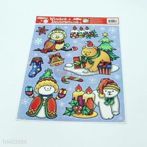 Low price wholesale Christmas style wall stickers