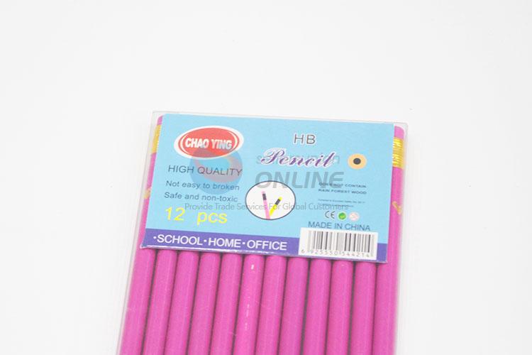 Fashion Cheap Red And Golden Color HB Pencils