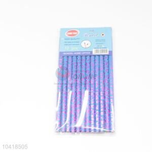 New Fashion Cute Purple Color 12Pcs/Set HB Writing Pencils