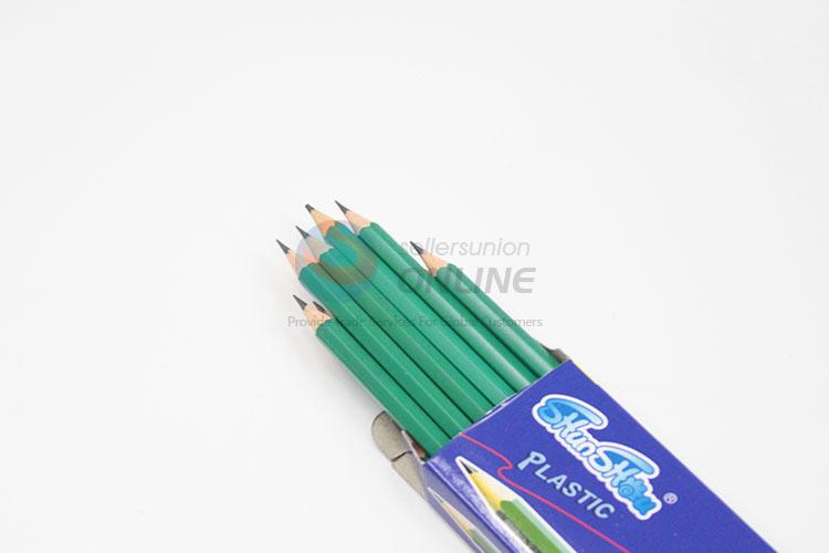 Fashionable Green Color HB Pencils For Kids