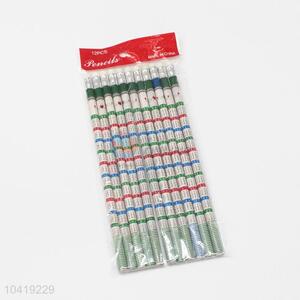 Lovely Pattern Wholesale HB Pencil 12Pcs