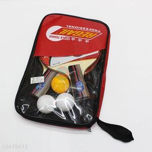 Ping pong Table Tennis Racket with 3 Table Tennis Balls Set