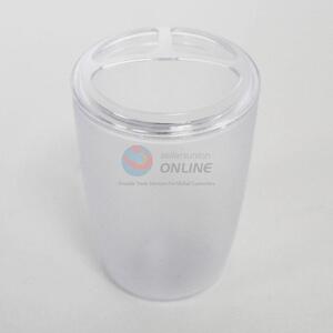 Transparent Plastic Toothbrush Holder Bottle