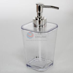 Transparent Color Plastic Shower Gel Bottle Bathroom Dispenser