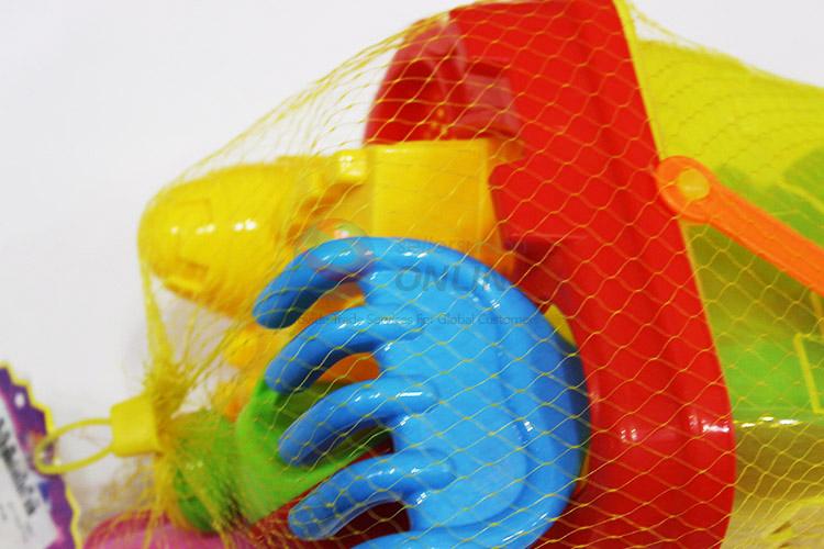 Good Quality Plastic Beach Bucket Sand Mould Toy Set