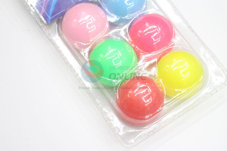 6PCS Colorful Pingpang ball / table tennis ball