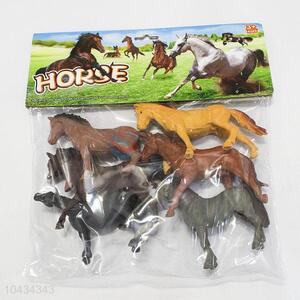 Cheap Professional 6pcs Horse Toys Plastic Toy Animal for Kids