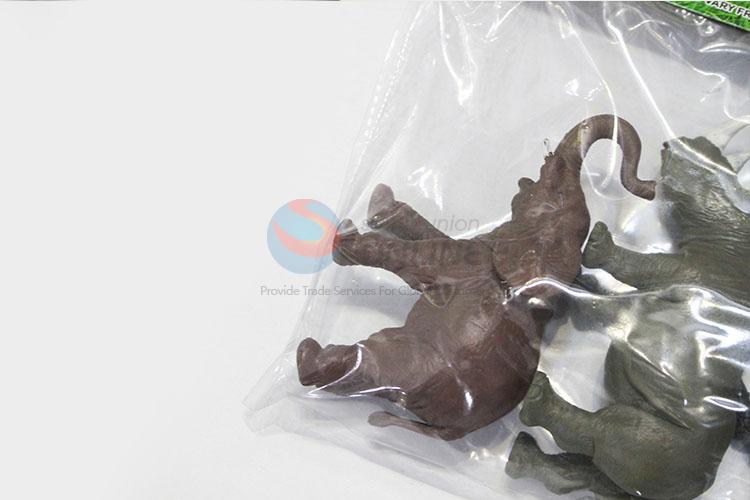 China Factory 4pcs Forest Wild Plastic Toy Animal for Decoration