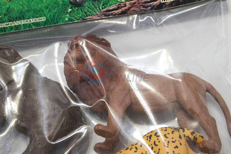 Utility and Durable 6 Kinds Mixed Packaing Plastic Toy Wild Animal Model