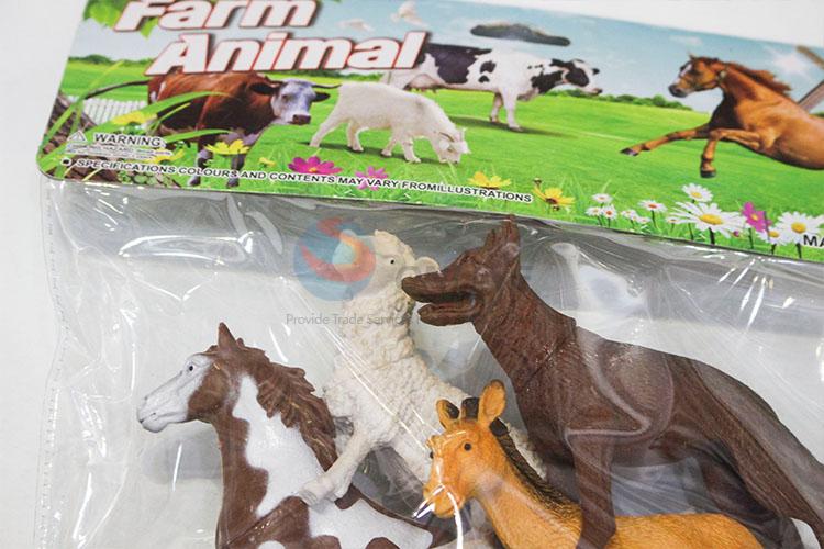 Fancy Design 8 pcs Farm Animal Toys Plastic Models for Kids