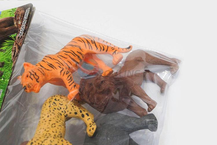 Advertising and Promotional Wild Animal Model Toys 4 pcs Simulation Animal Set