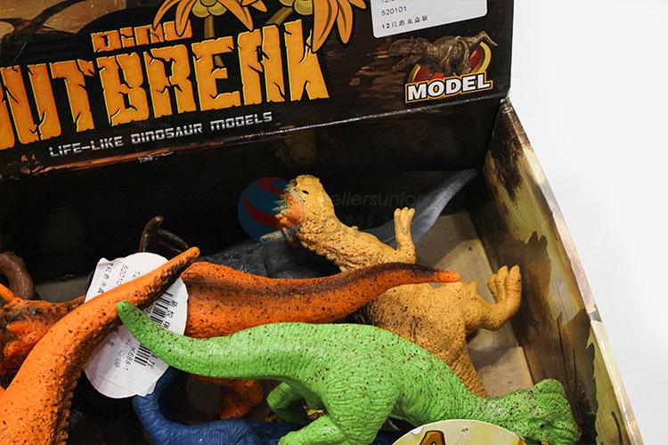 Best Selling 12pcs Dinosaur Toys for Kids from Shantou Factory