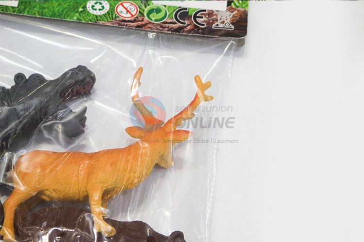 Factory Promotional Wild Animal Model Toys 4 pcs Simulation Animal Set