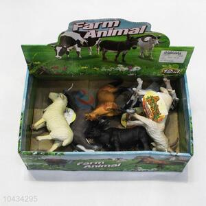 China Wholesale 12 pcs Farm Animal Toys Plastic Toy for Kids