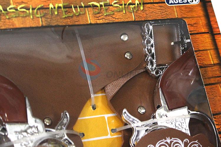 Factory Direct Cowboy Shooting Toy Gun Set for Kids