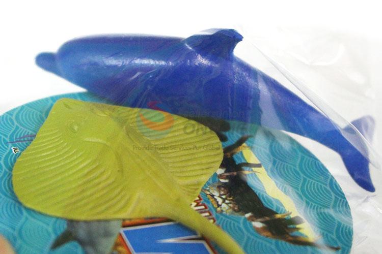 Good Sale Plastic Solid Marine Animals Model Toy For Children