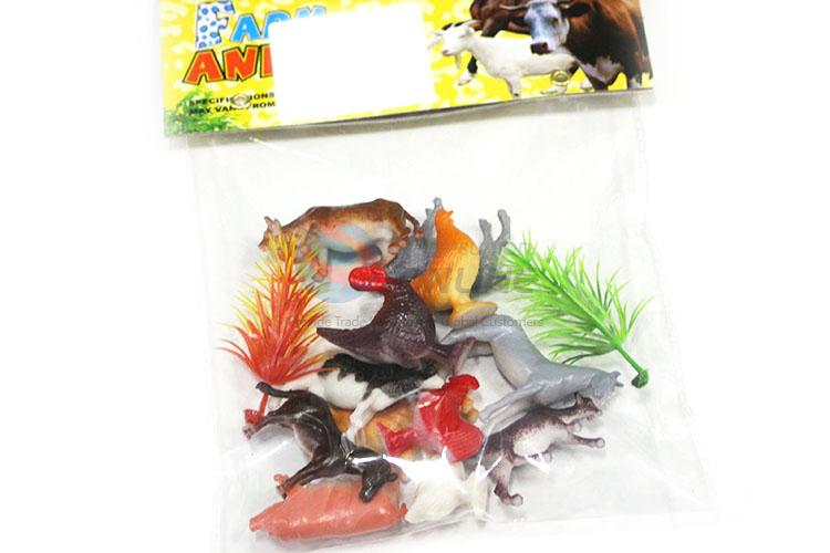 Cute Design Farm Animal Series Simulation Animal Model Toy Set