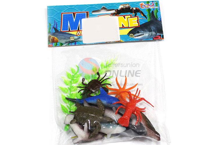 Creative Design 12 Pieces Marine Animal Model Toy For Children