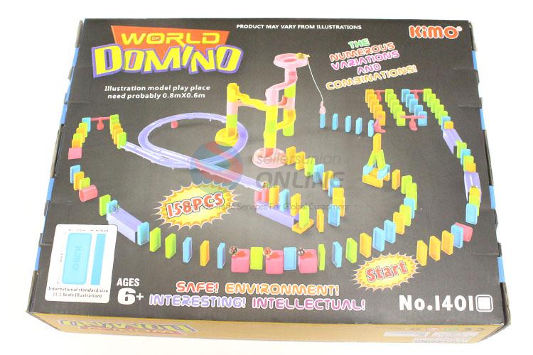 New Arrival Plastic Colorful Children Educational Plastic Domino