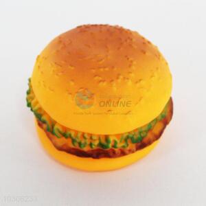 Plastic Lifelike Hamburger Pet Toys