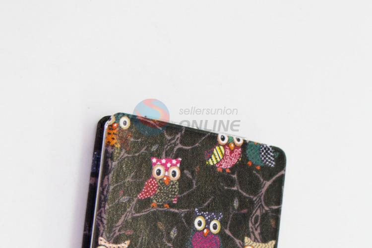 New Arrival Owl Pattern Folding Makeup Mirror for Sale