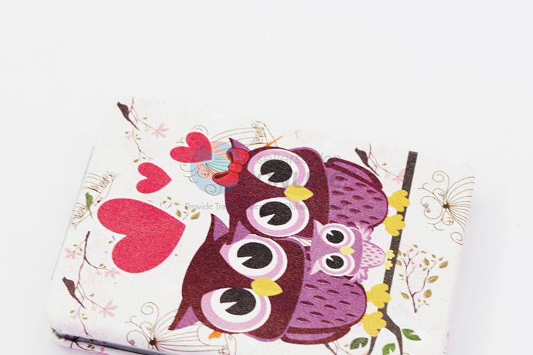 Factory Direct Owl Pattern Folding Makeup Mirror for Sale