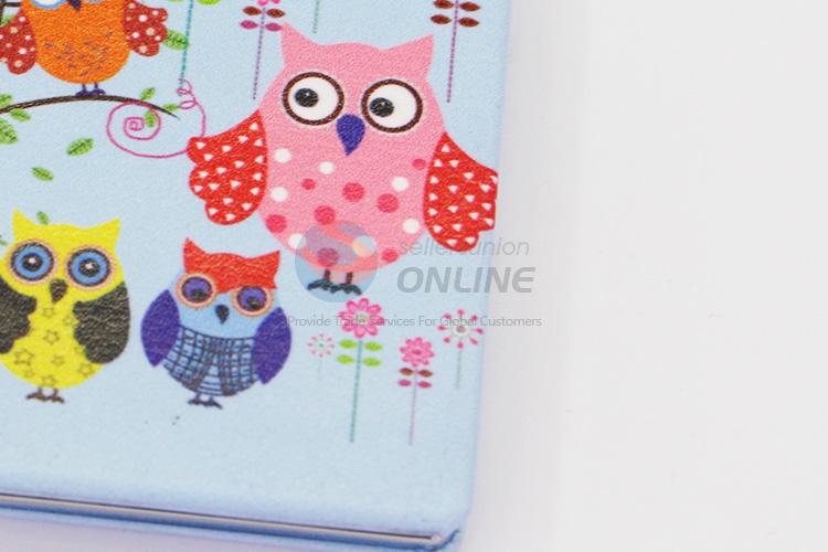 Cute Cartoon Owl Pattern Folding Makeup Mirror for Sale