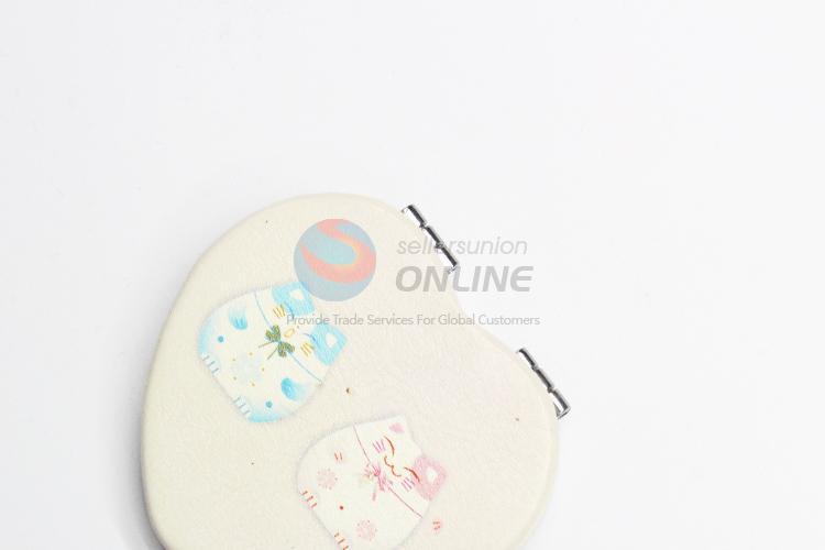 Hot Sale Heart-Shaped Folding Makeup Mirror for Sale