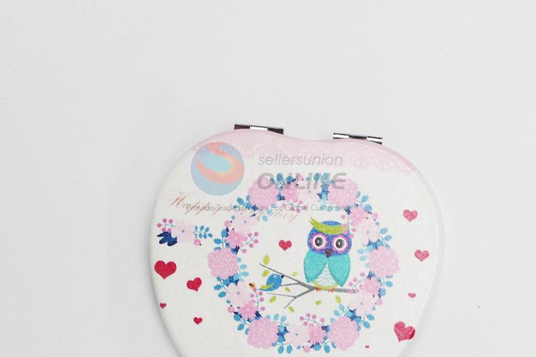 Cute Owl Pattern Folding Makeup Mirror for Sale