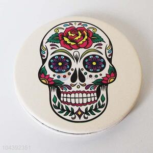 Skull Pattern Mini Pocket Mirror