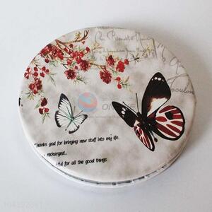 Butterfly pattern pocket mirror for promotion gift