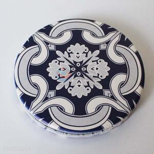 Portable Compact Pocket Round Printed Mirror