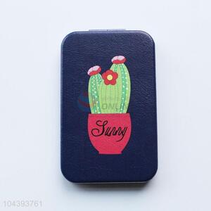 Superior Quality Small Double-side PU Compact Pocket Mirror