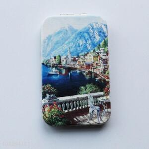 New Style Small Double-side PU Compact Pocket Mirror