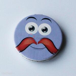 Cute design round cartoon double-side makeup mirror