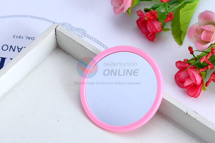 Factory promotional good quality round plastic mirror