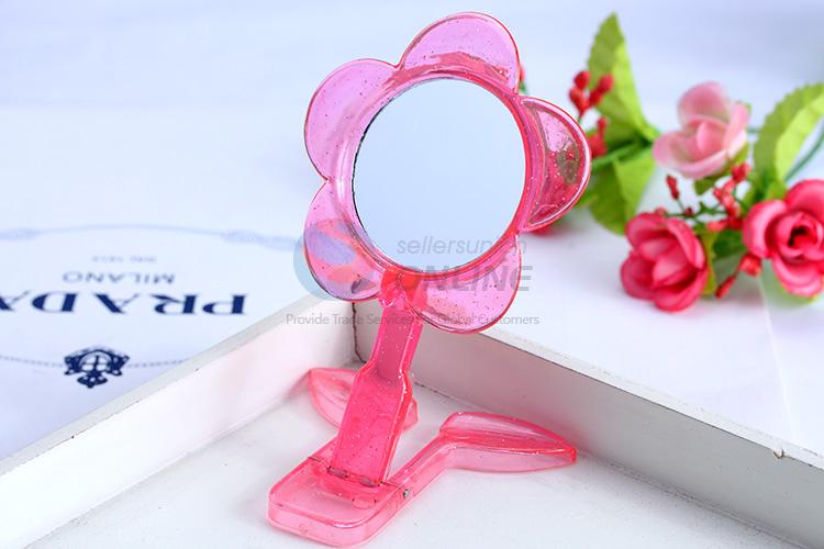 Hot sale cute flower shaped mirror