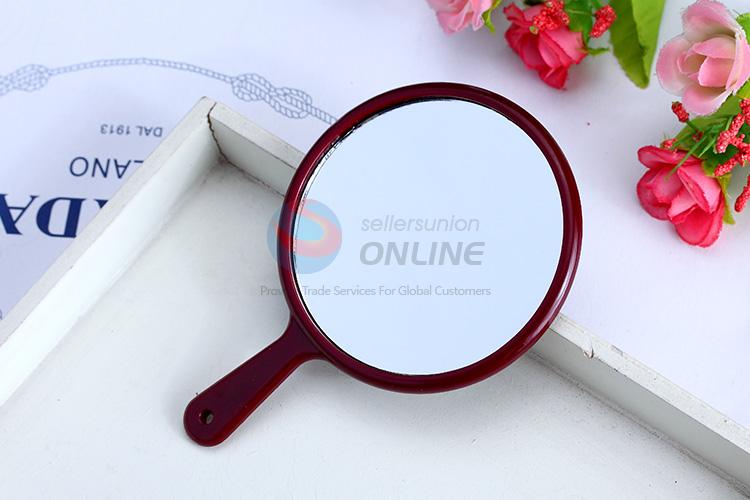 High sales promotional plastic mirror with handle