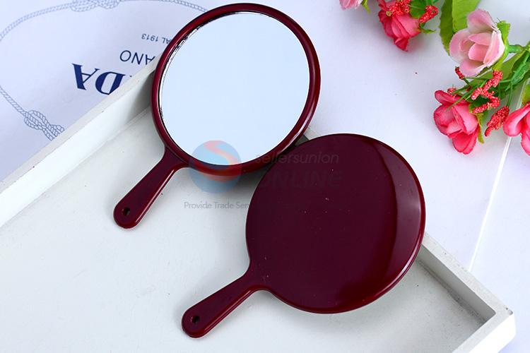 High sales promotional plastic mirror with handle