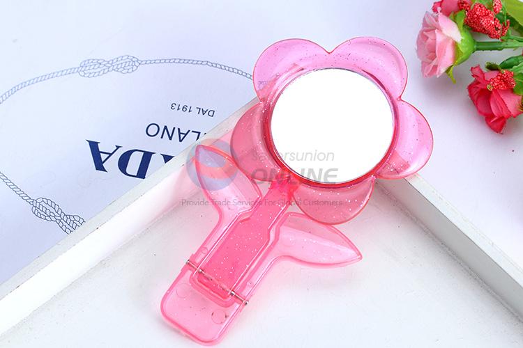 Hot sale cute flower shaped mirror