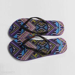 Best selling promotional priting flip flops for women