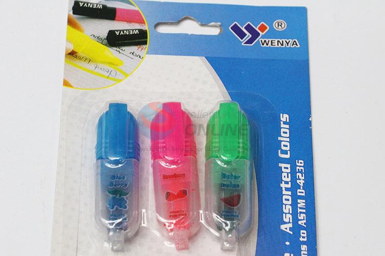 Latest Design Plastic Highlighters Set